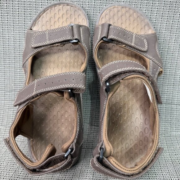 Vionic Mick Men Size 11 Brown Hiking Sandals Adjustable Comfortable Arch Support - Picture 7 of 9